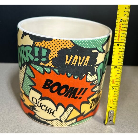 Comic ' Burst ' Ceramic Planter Container Colorful by Live Trend Designs - Picture 5 of 6